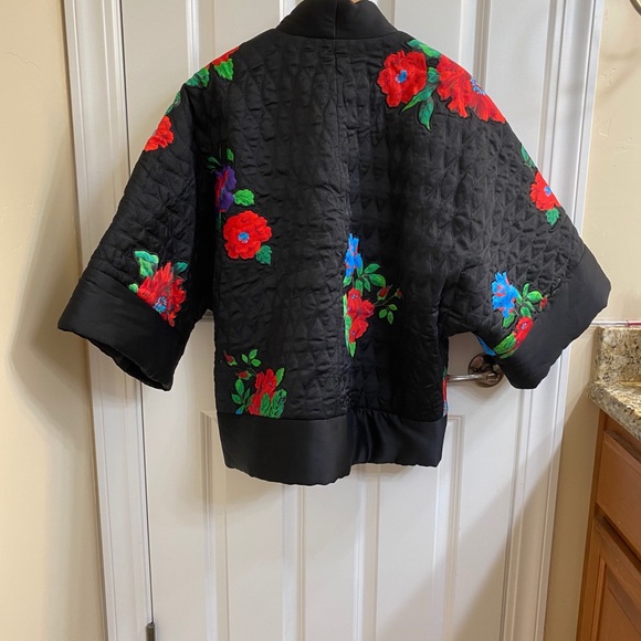 Kenzo x H&M Reversible Pure Silk Kimono Jacket - Picture 3 of 7